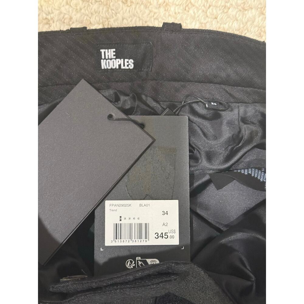 The Kooples Black Flared Dress Pants FR 34 / US 2 NWT - Picture 3 of 5